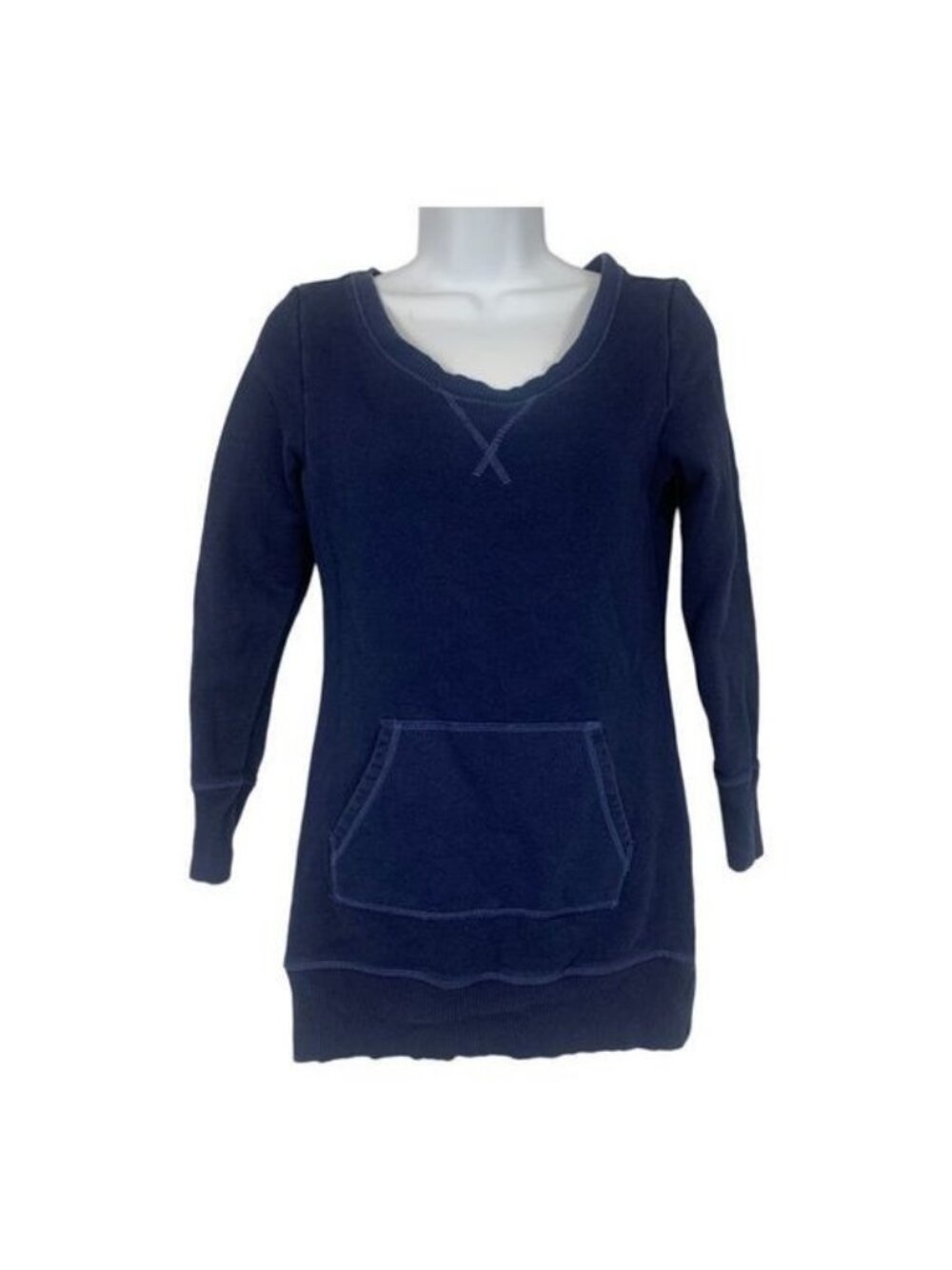 Old Navy Womens Blue Long Sleeve Pullover Sweatshirt XS Casual Style